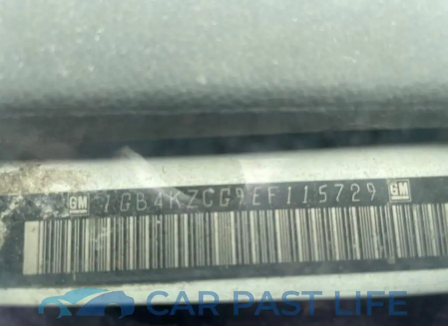 1GB4KZCG9EF115729# 10