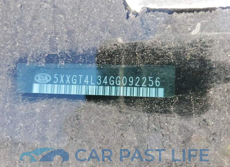 5XXGT4L34GG092256# 12