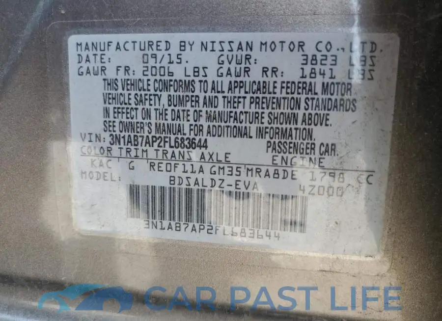 3N1AB7AP2FL683644# 12