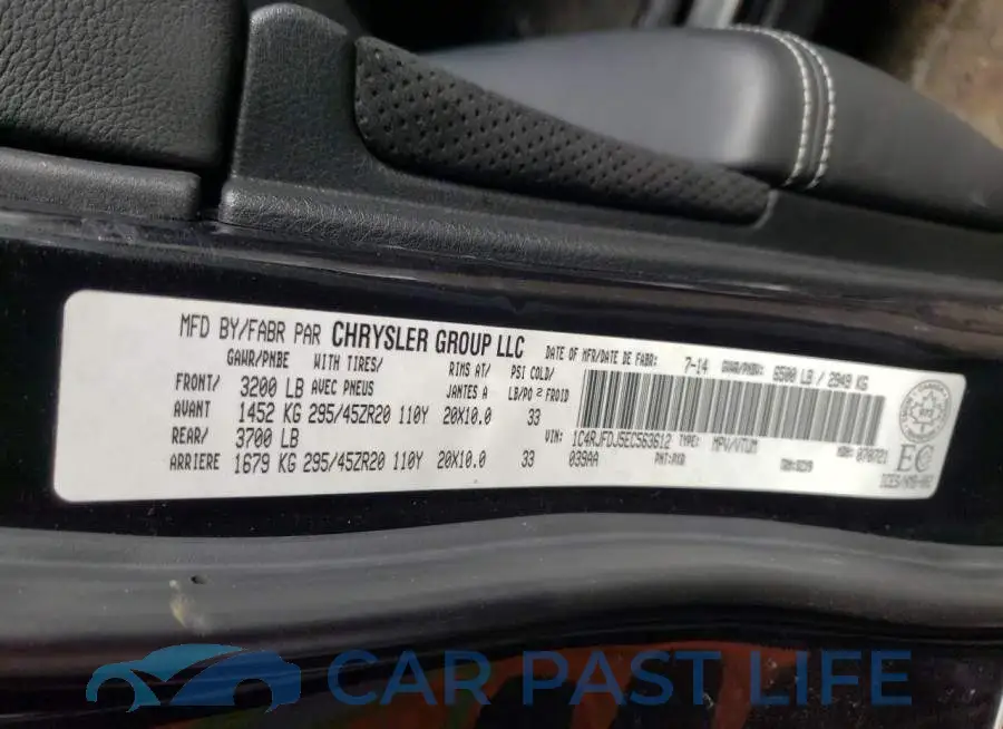 1C4RJFDJ5EC563612# 12