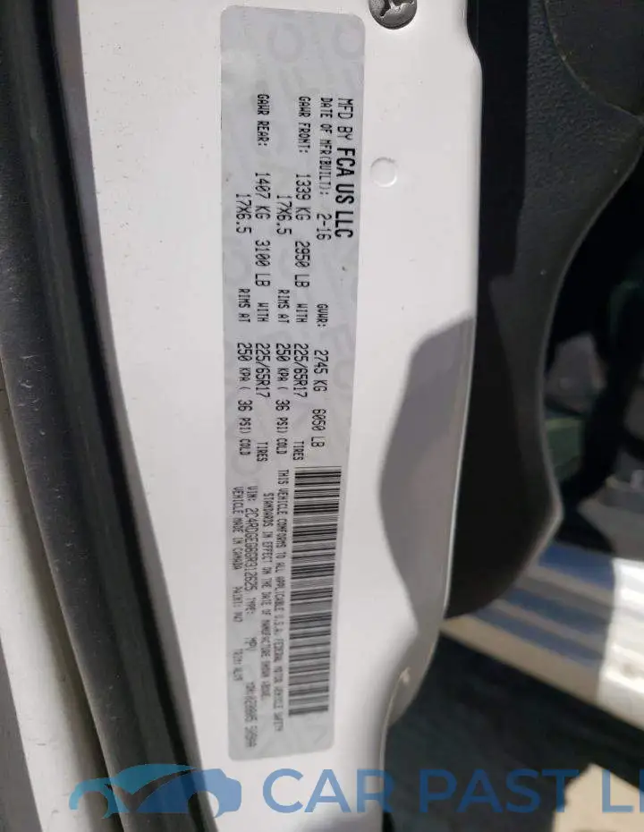 2C4RDGEG6GR312625# 13