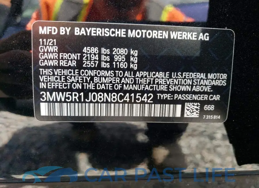 3MW5R1J08N8C41542# 13