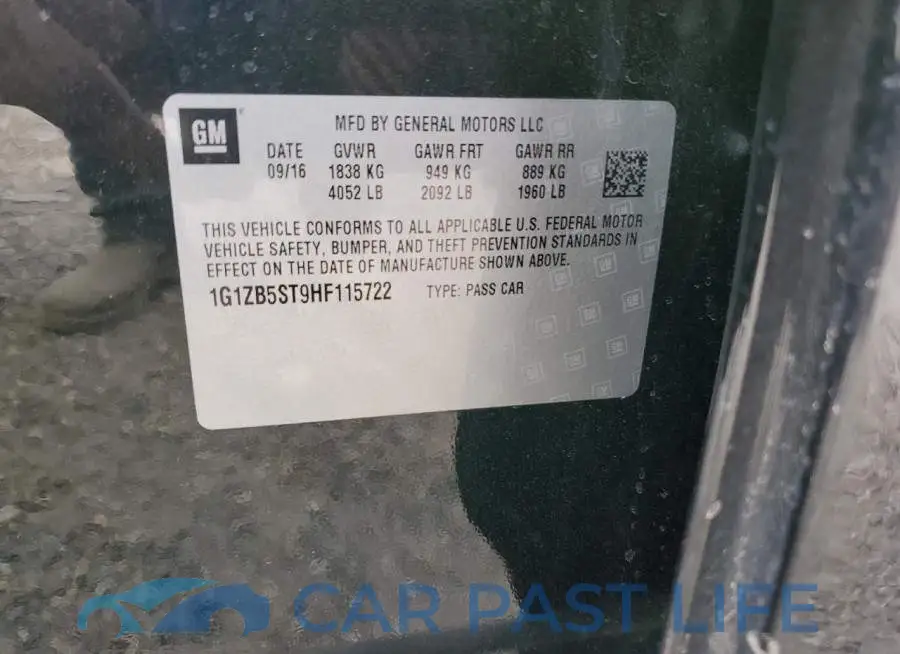 1G1ZB5ST9HF115722# 12