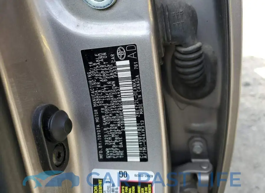 2T1BURHE8GC694437# 12