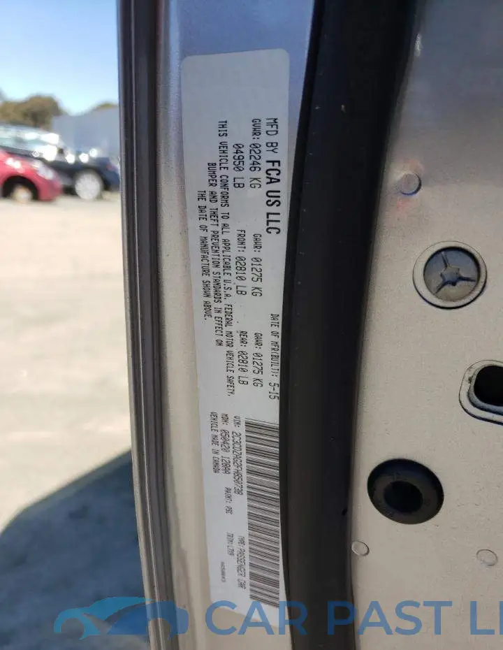 2C3CDZAG2FH850738# 12
