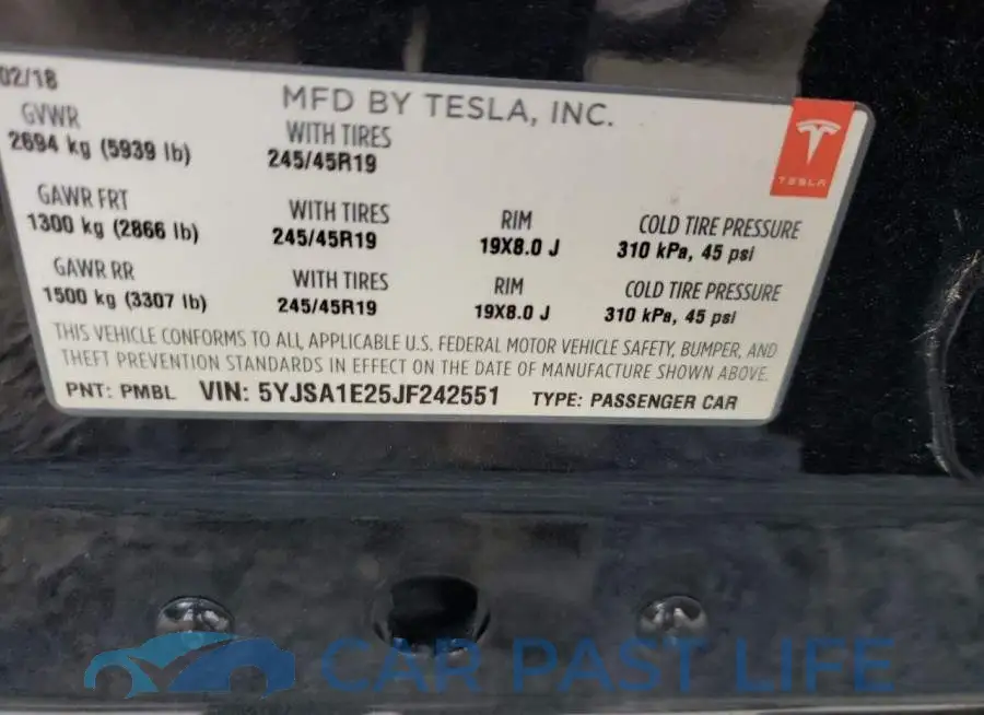 5YJSA1E25JF242551# 13
