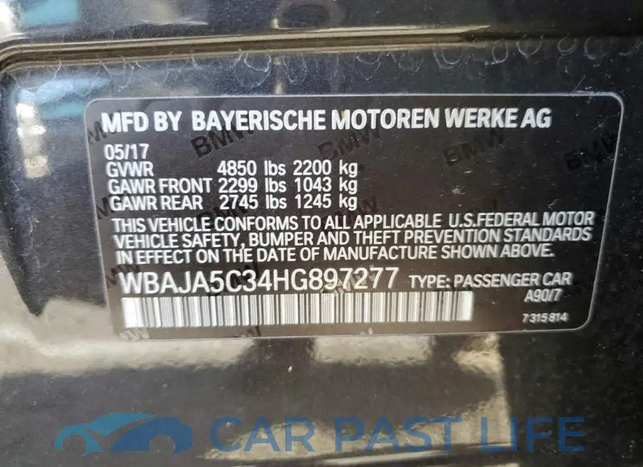 WBAJA5C34HG897277# 12