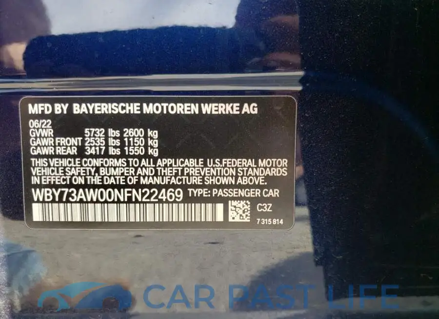 WBY73AW00NFN22469# 12