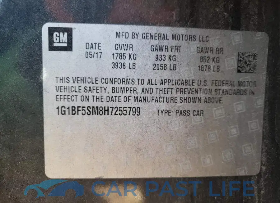 1G1BF5SM8H7255799# 12