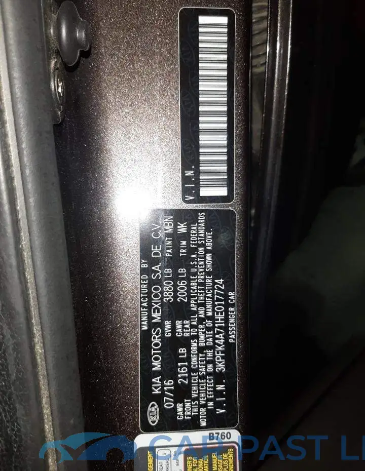 3KPFK4A71HE017724# 12