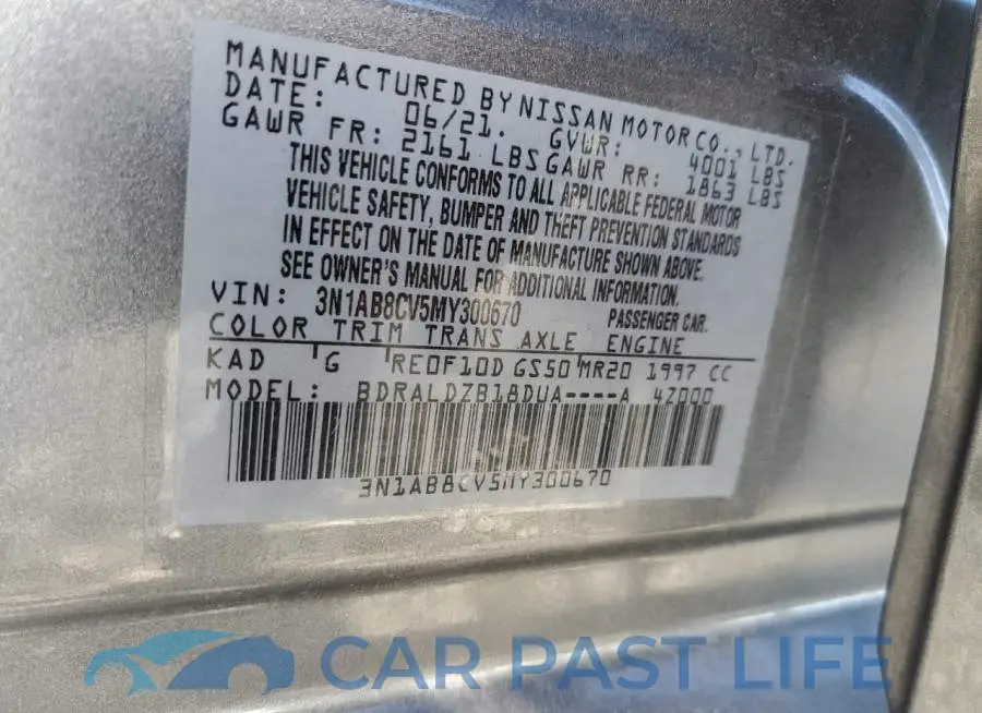 3N1AB8CV5MY300670# 12