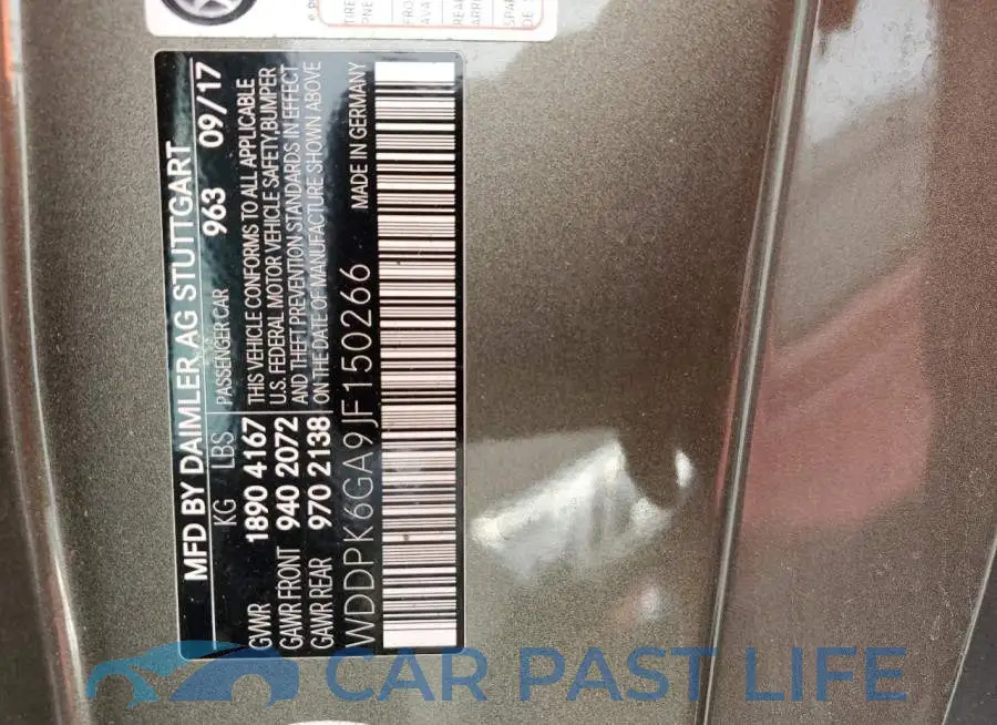 WDDPK6GA9JF150266# 12