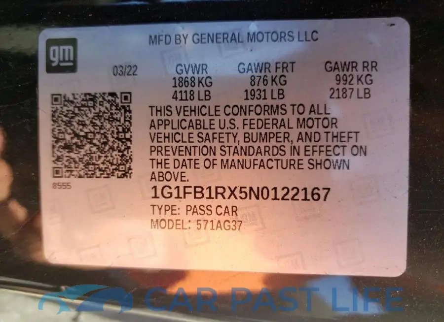 1G1FB1RX5N0122167# 12