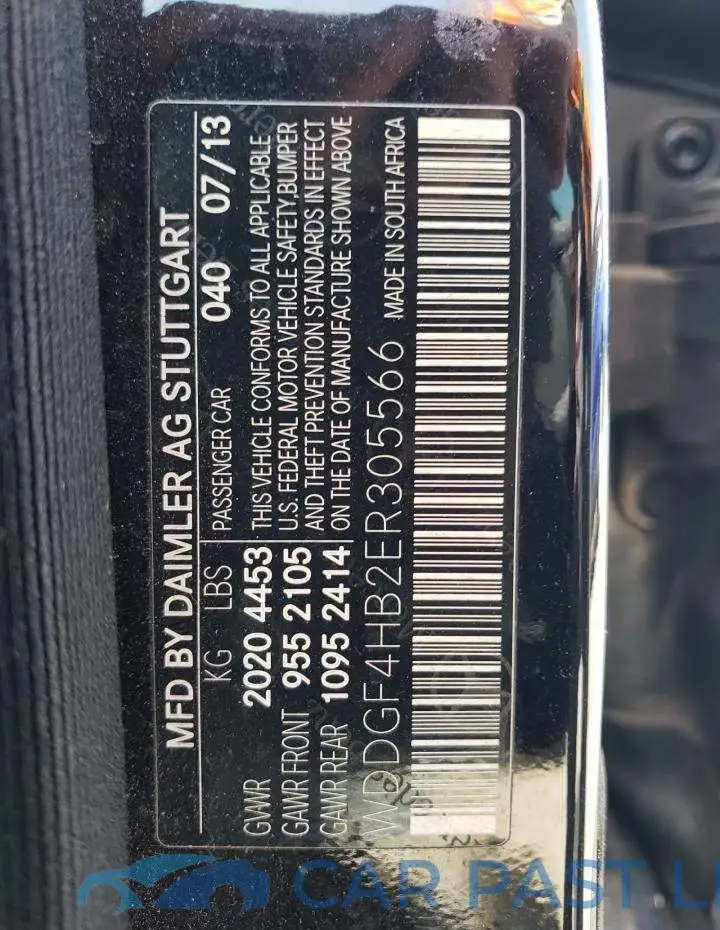 WDDGF4HB2ER305566# 12