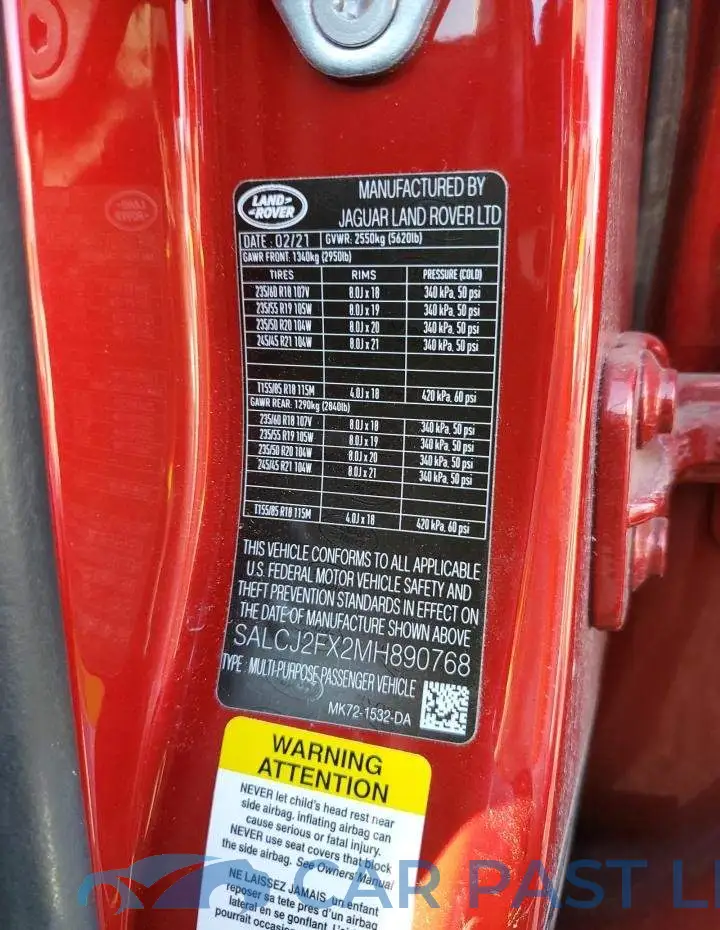 SALCJ2FX2MH890768# 12