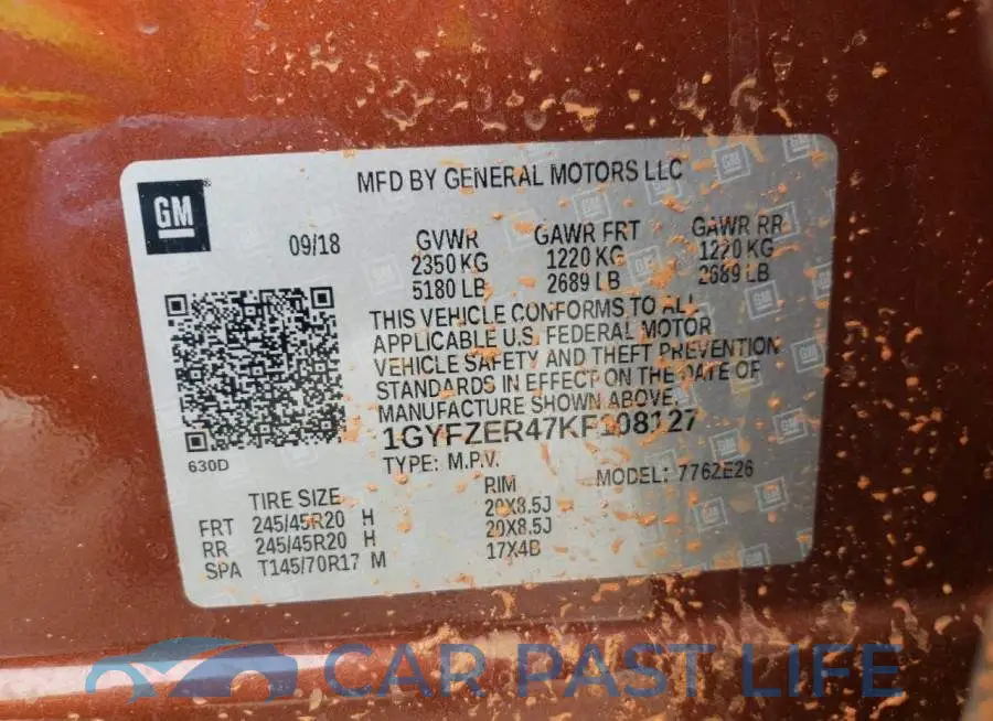 1GYFZER47KF108127# 13
