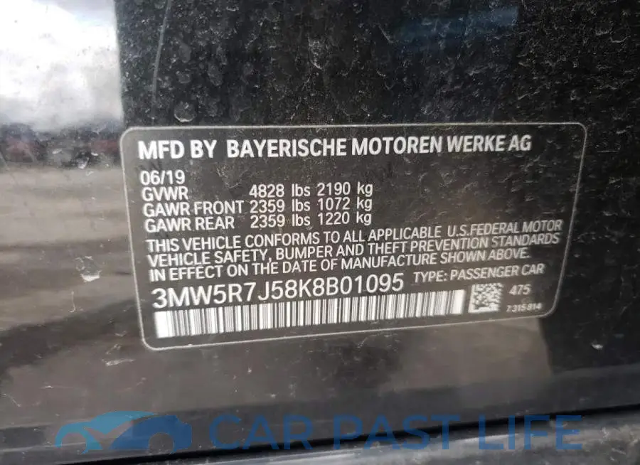 3MW5R7J58K8B01095# 12