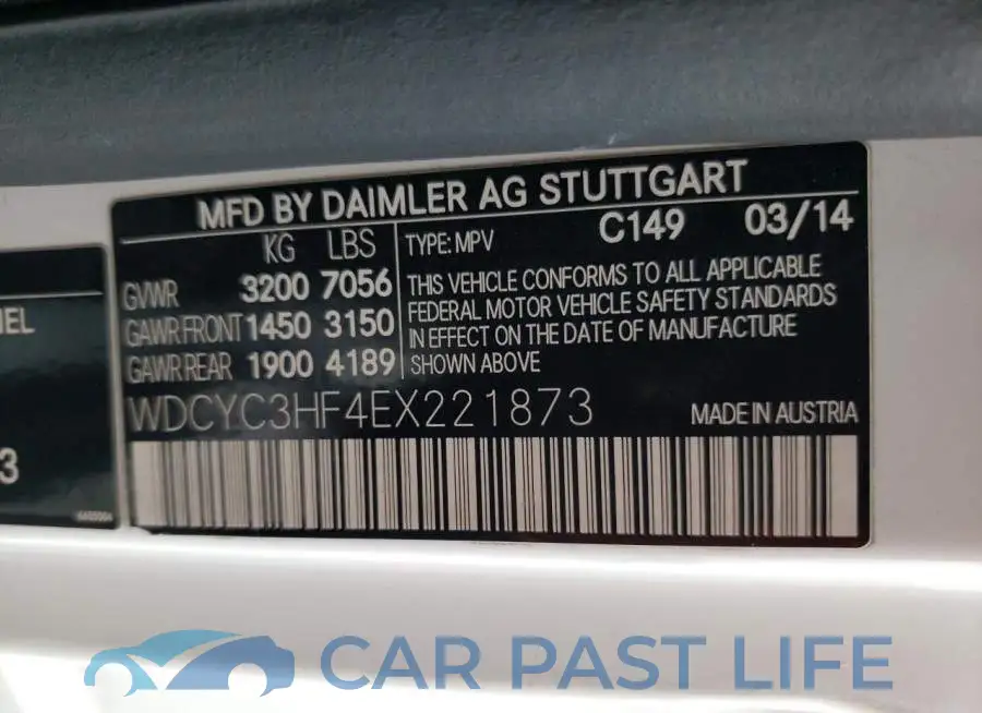WDCYC3HF4EX221873# 13