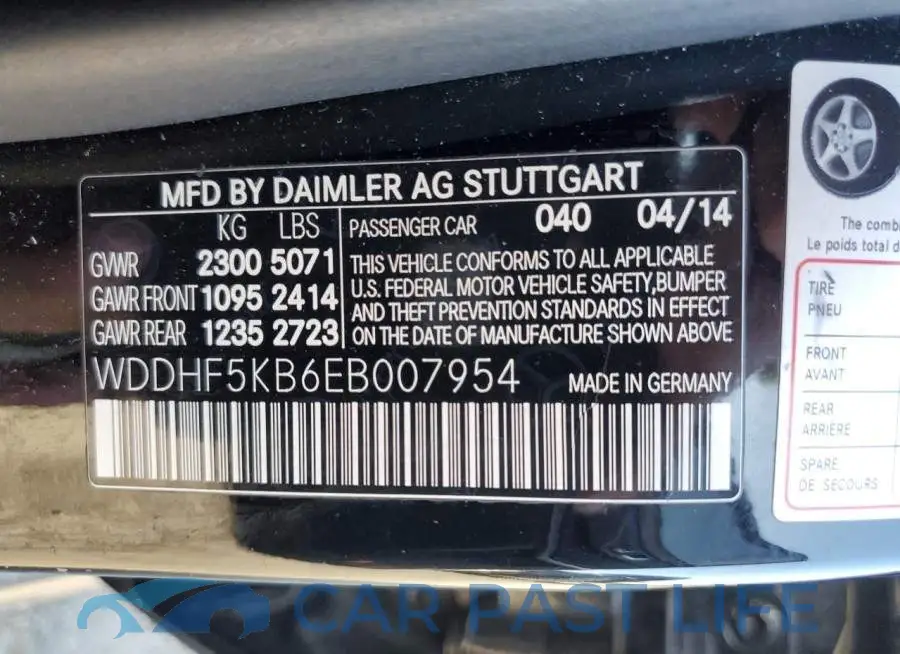 WDDHF5KB6EB007954# 12
