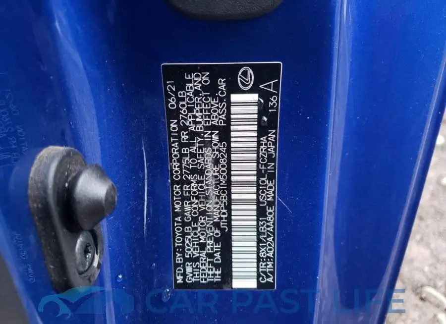 JTHDP5BC1M5008245# 13