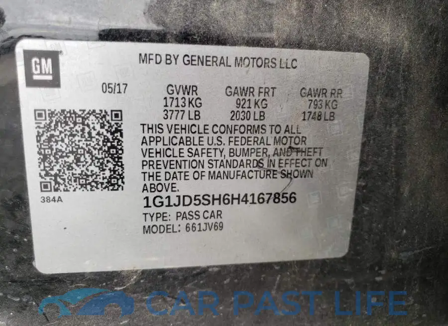1G1JD5SH6H4167856# 12