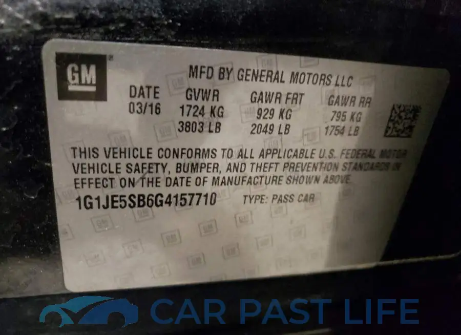 1G1JE5SB6G4157710# 12