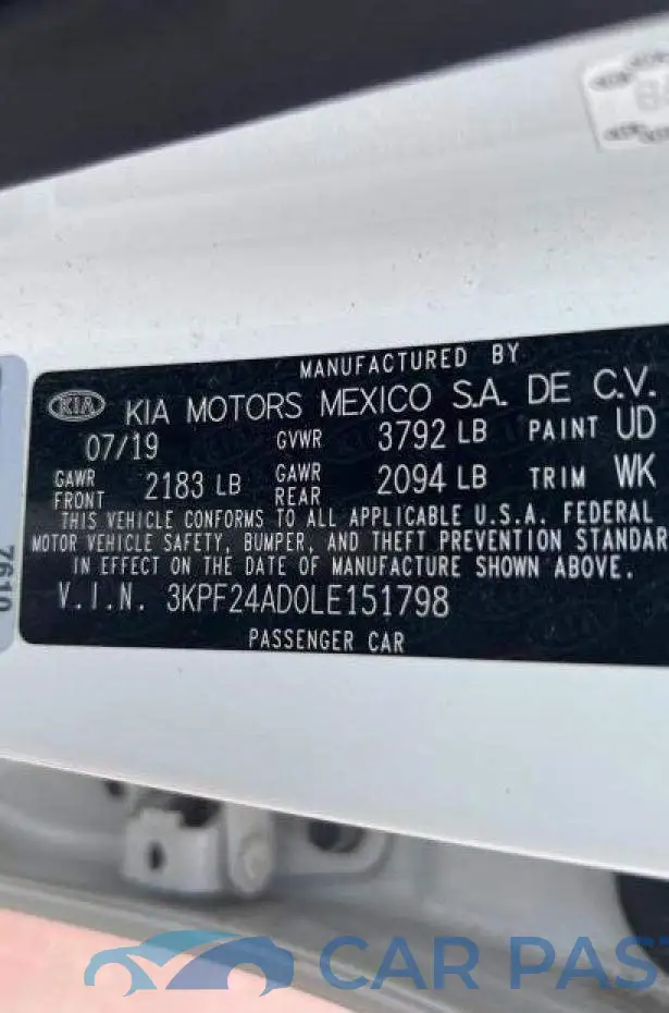 3KPF24AD0LE151798# 10