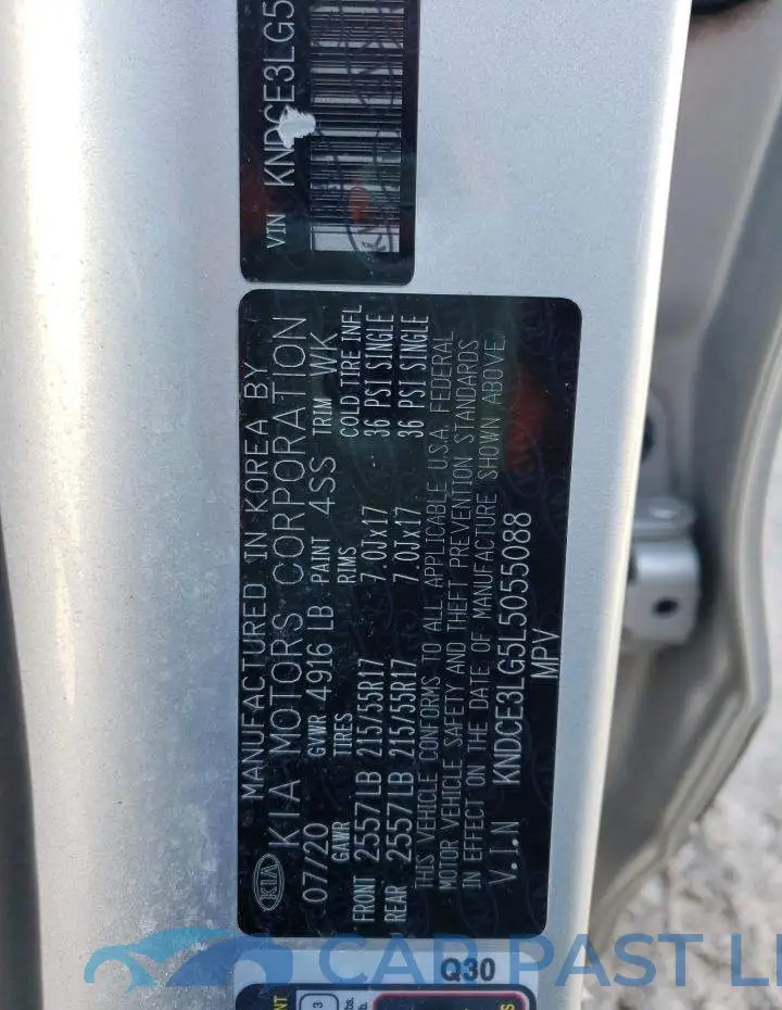 KNDCE3LG5L5055088# 14