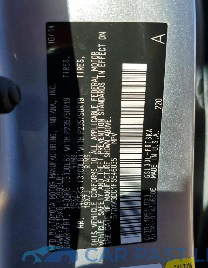 5TDXK3DC1FS546035# 13
