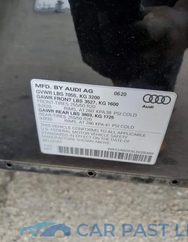 WA12ABGE8LB035469# 12