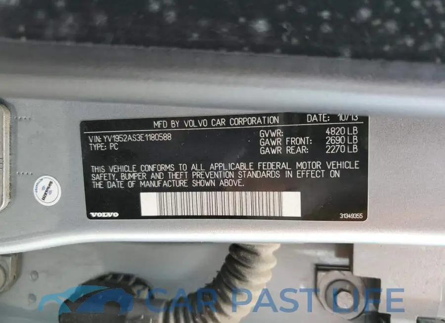 YV1952AS3E1180588# 12