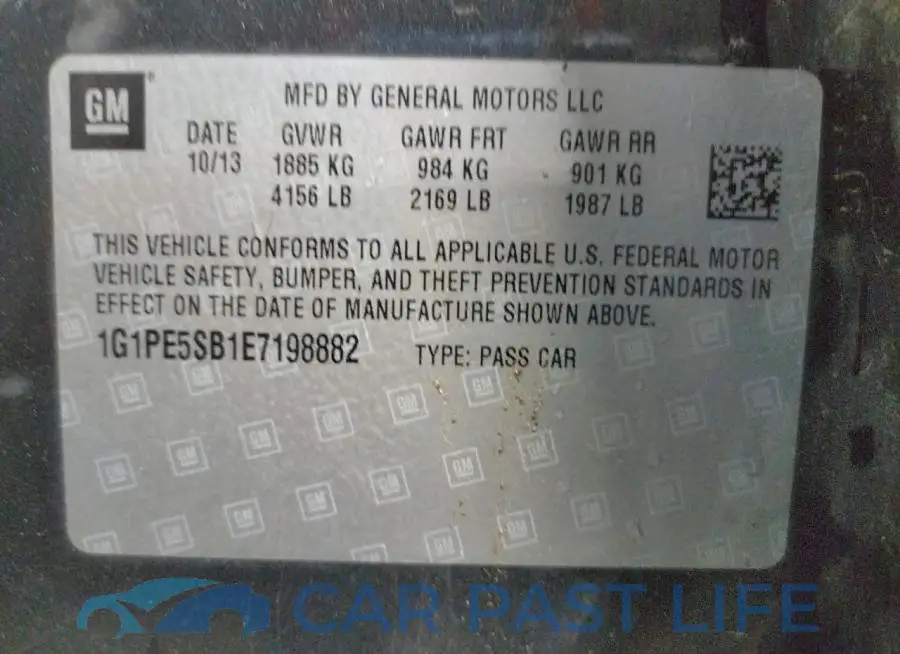 1G1PE5SB1E7198882# 10