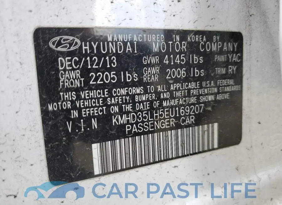 KMHD35LH5EU169207# 12