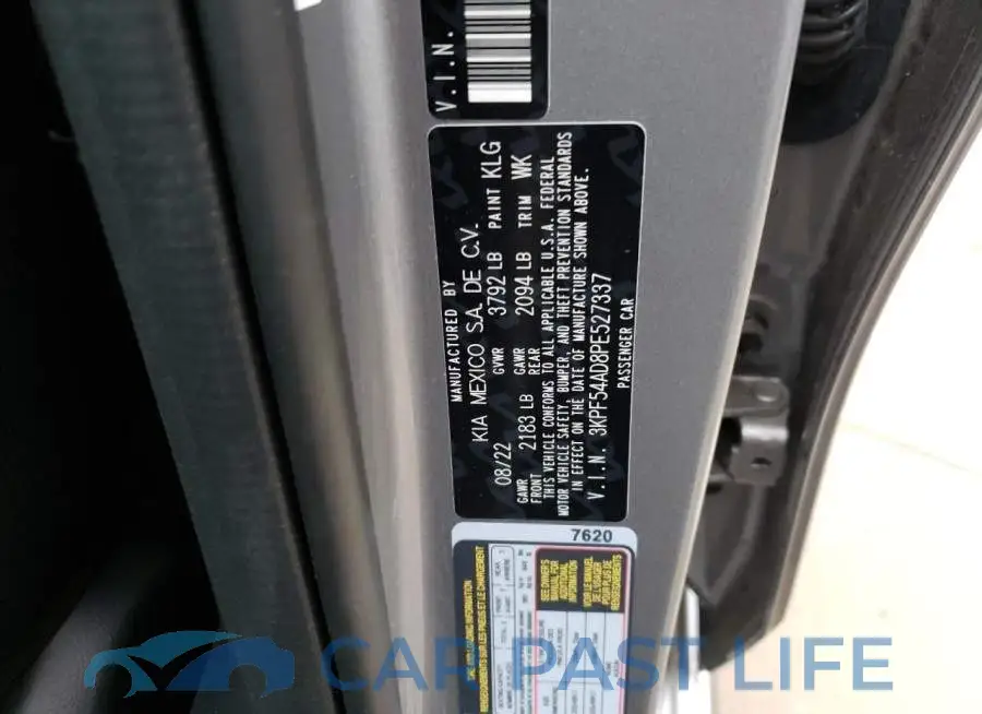 3KPF54AD8PE527337# 13