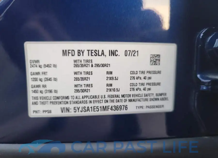 5YJSA1E51MF436976# 10