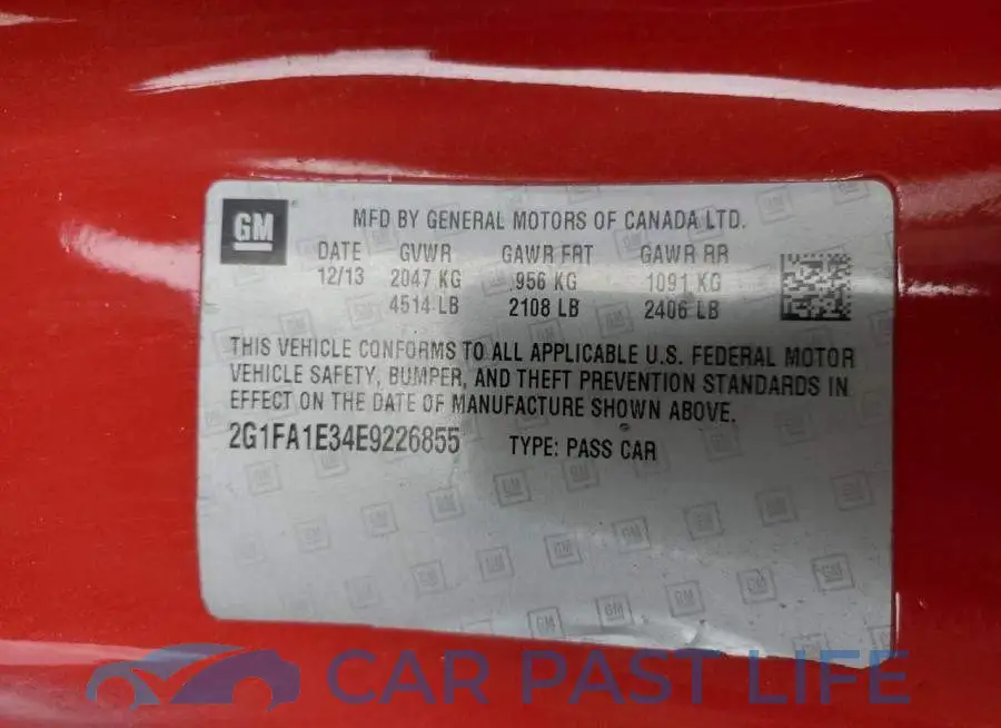 2G1FA1E34E9226855# 12