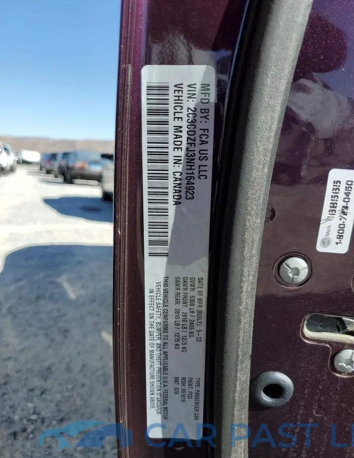 2C3CDZFJ3NH164923# 13
