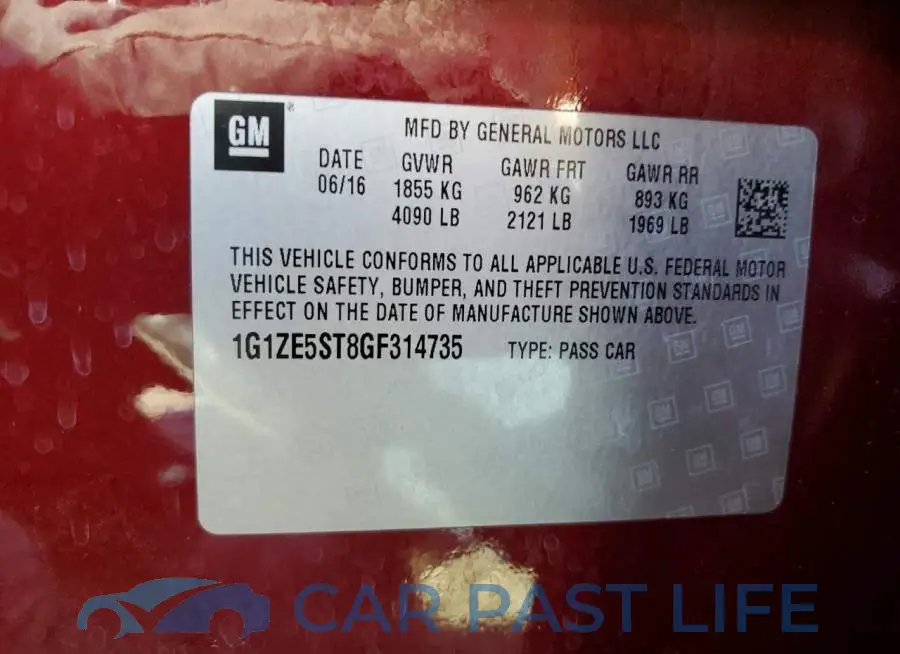 1G1ZE5ST8GF314735# 12