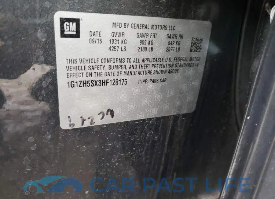 1G1ZH5SX3HF128175# 13