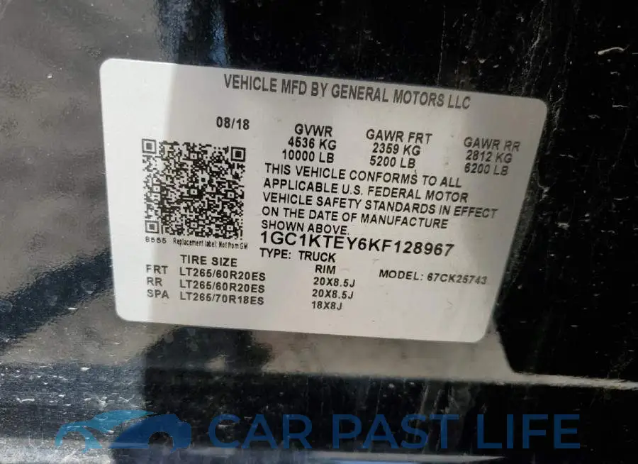 1GC1KTEY6KF128967# 12