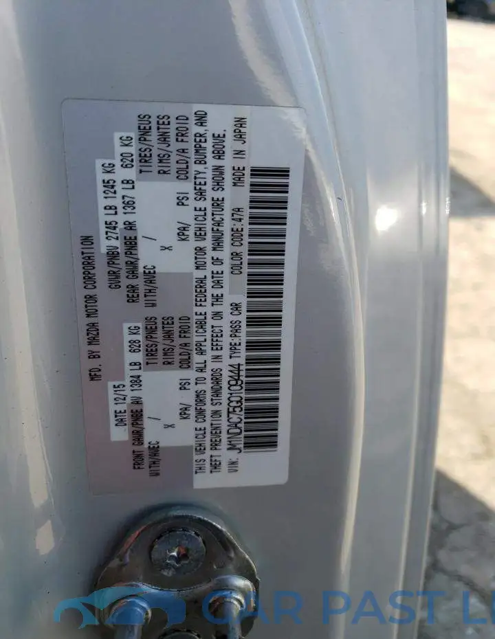 JM1NDAC75G0109444# 12