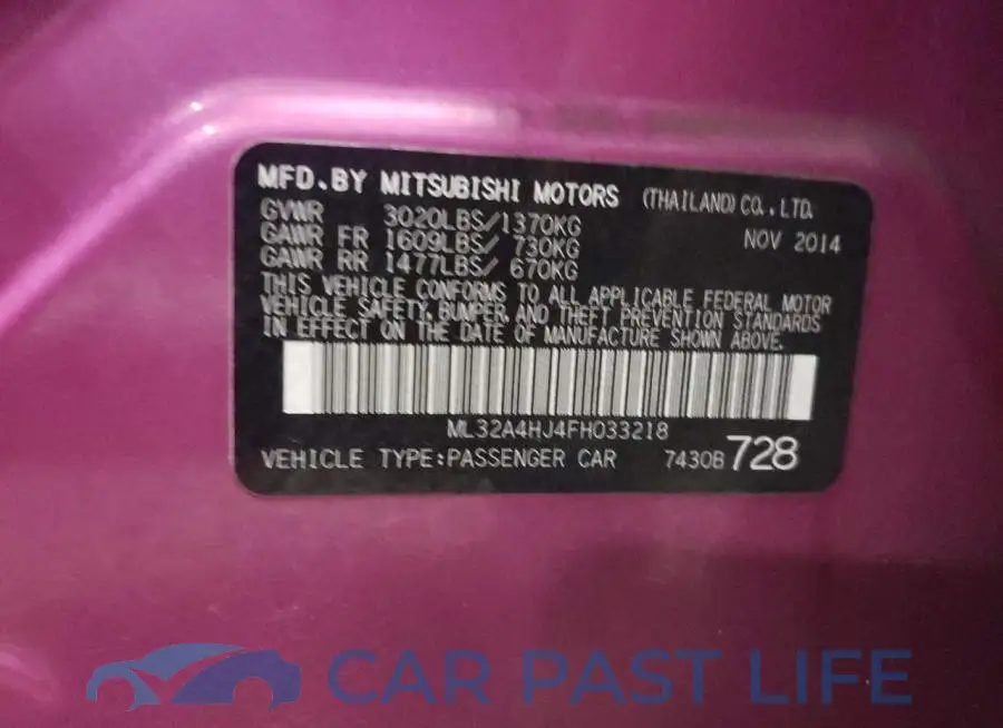 ML32A4HJ4FH033218# 12