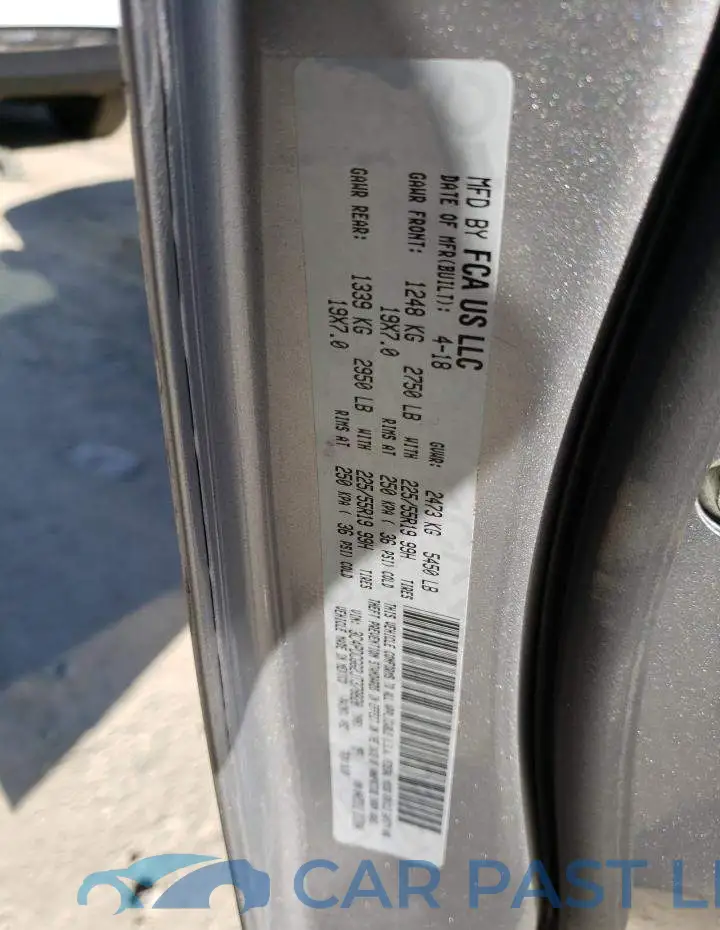 3C4PDCGG2JT378820# 10