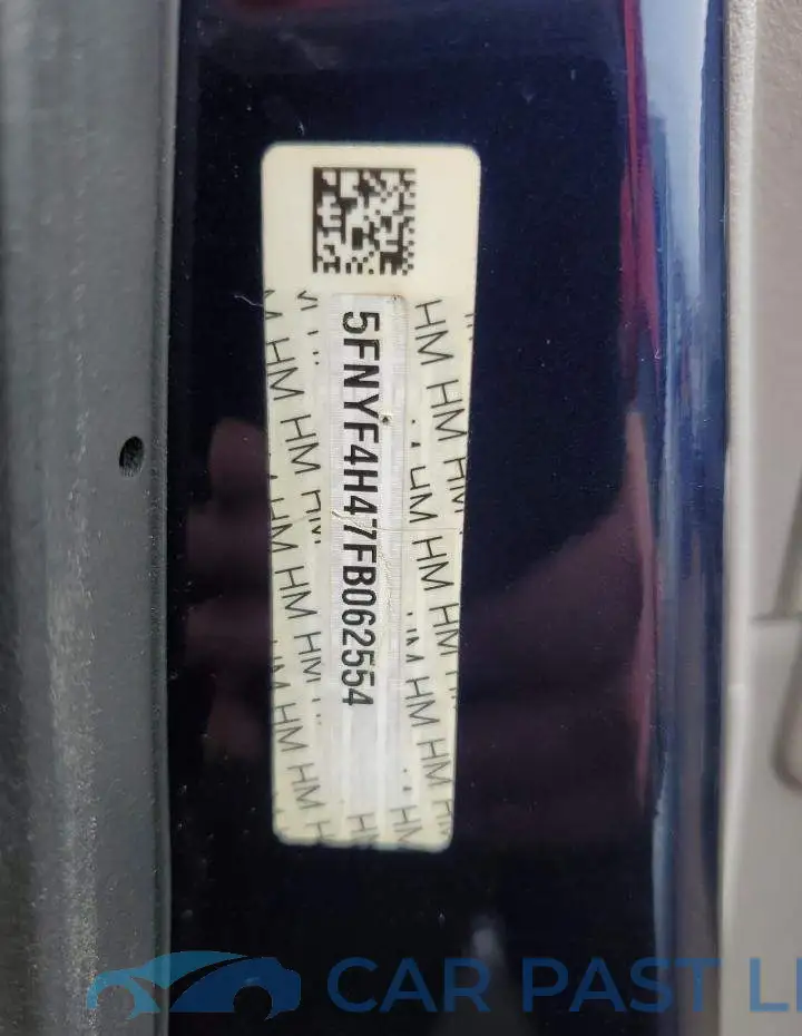 5FNYF4H47FB062554# 13
