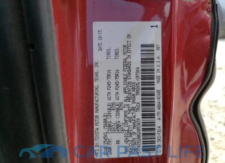 5TFRX5GN0GX053039# 13