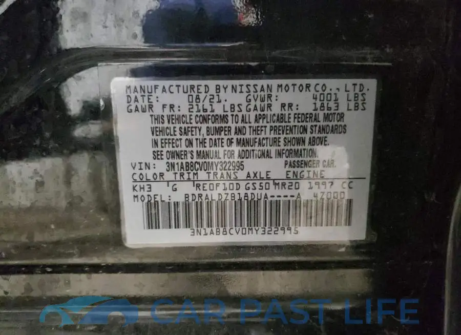 3N1AB8CV0MY322995# 12