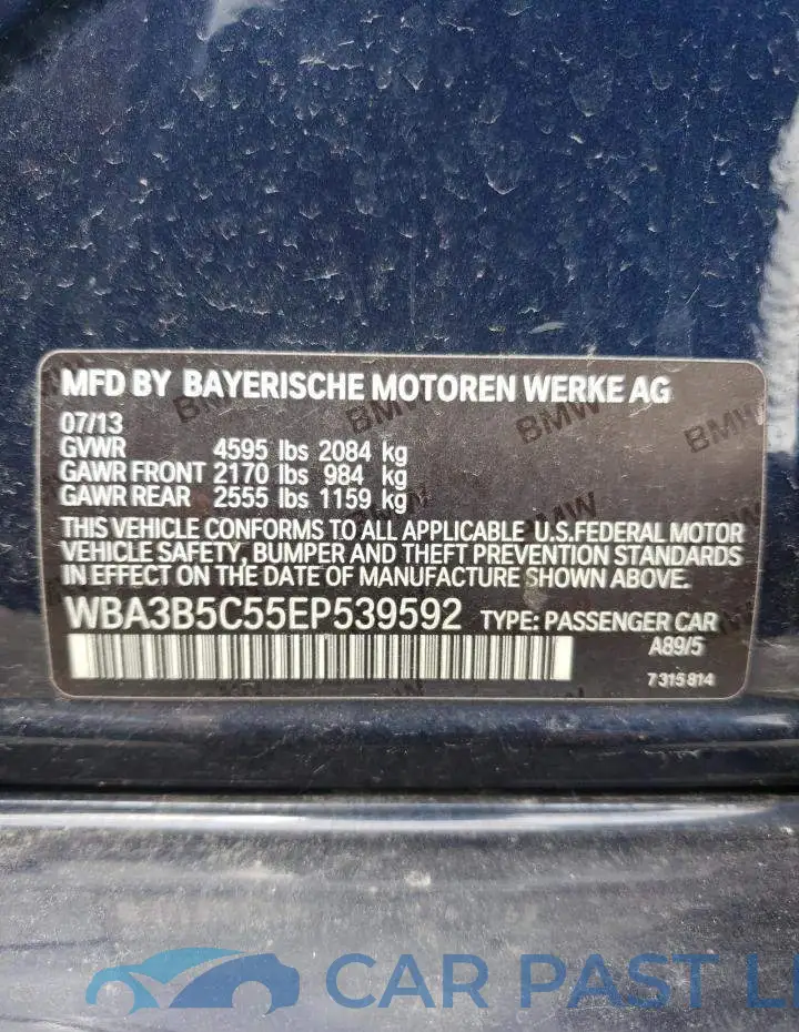 WBA3B5C55EP539592# 13