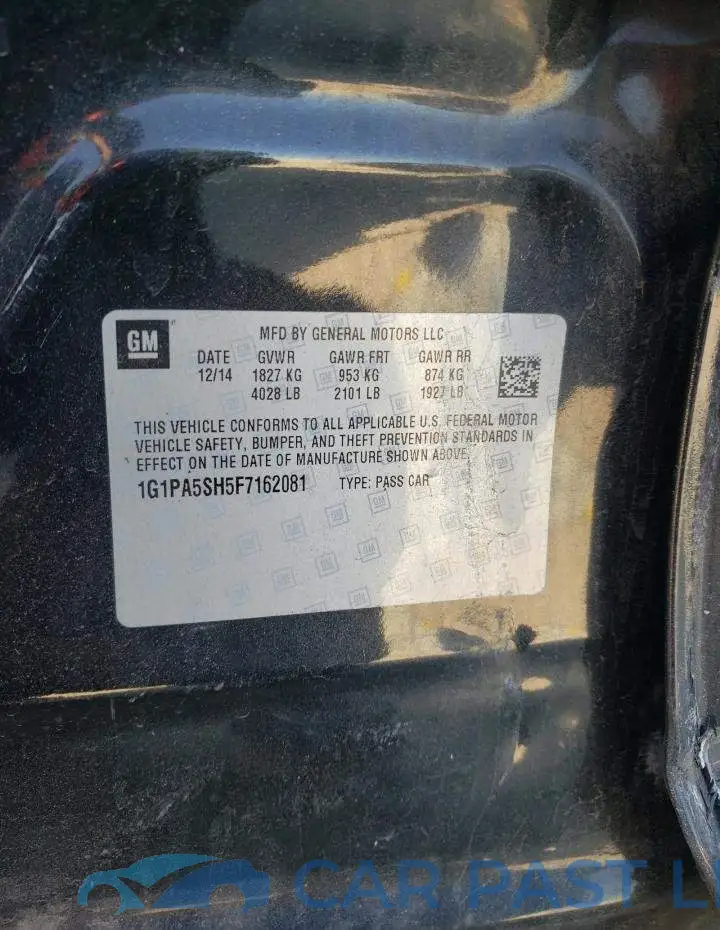 1G1PA5SH5F7162081# 12