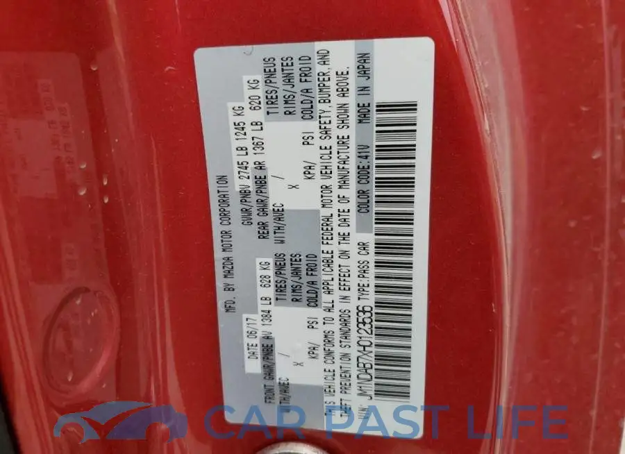 JM1NDAB7XH0123536# 12