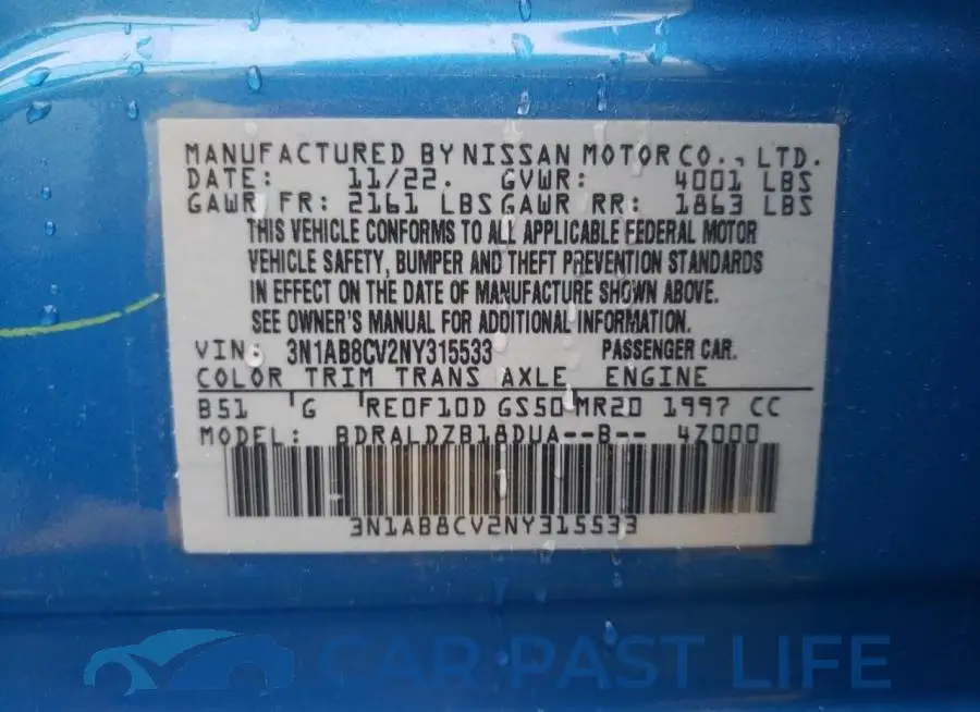 3N1AB8CV2NY315533# 13